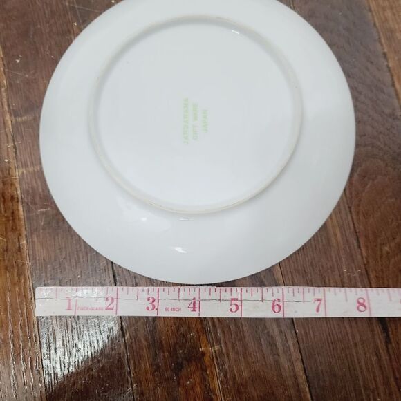 Vintage MCM Mid Century Modern Japan Pastel Flower Plate Set of 8 - Picture 5 of 14